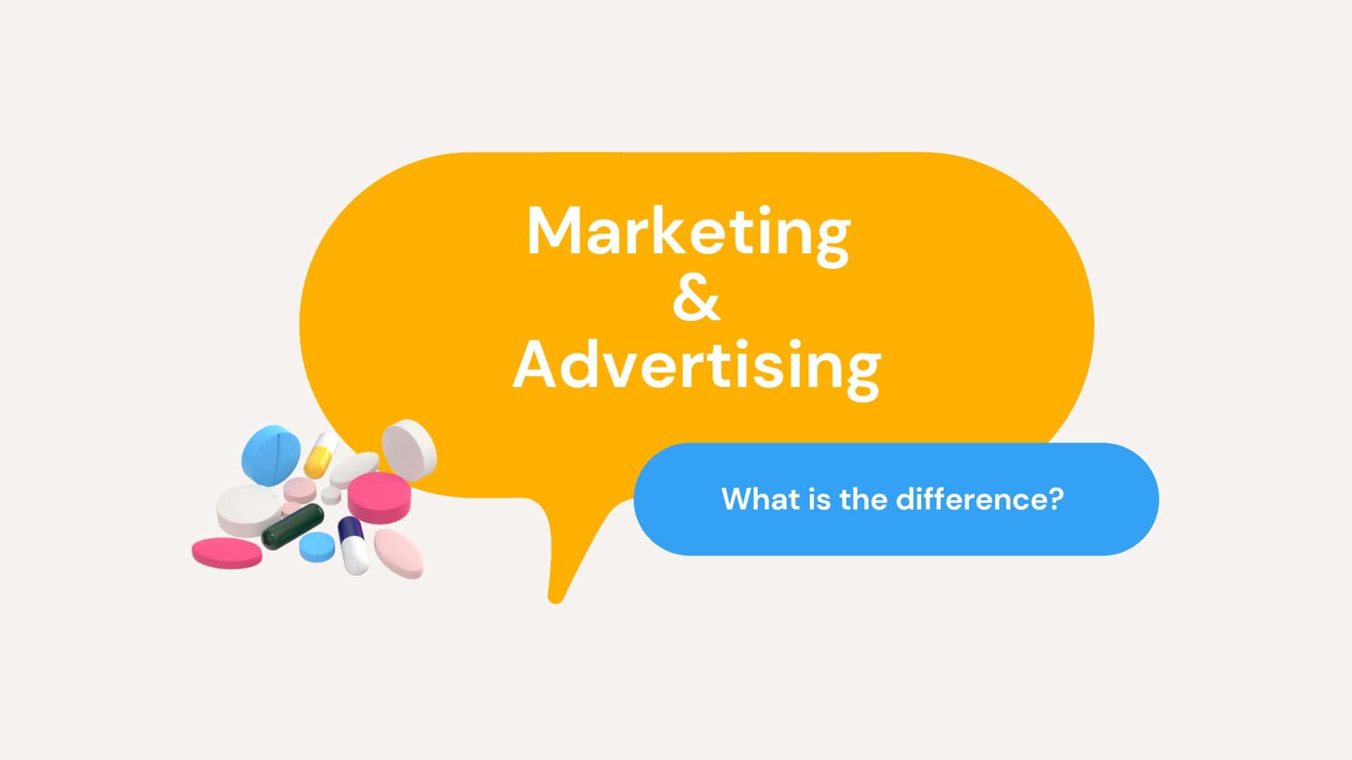 Comparison between pharma marketing & advertising